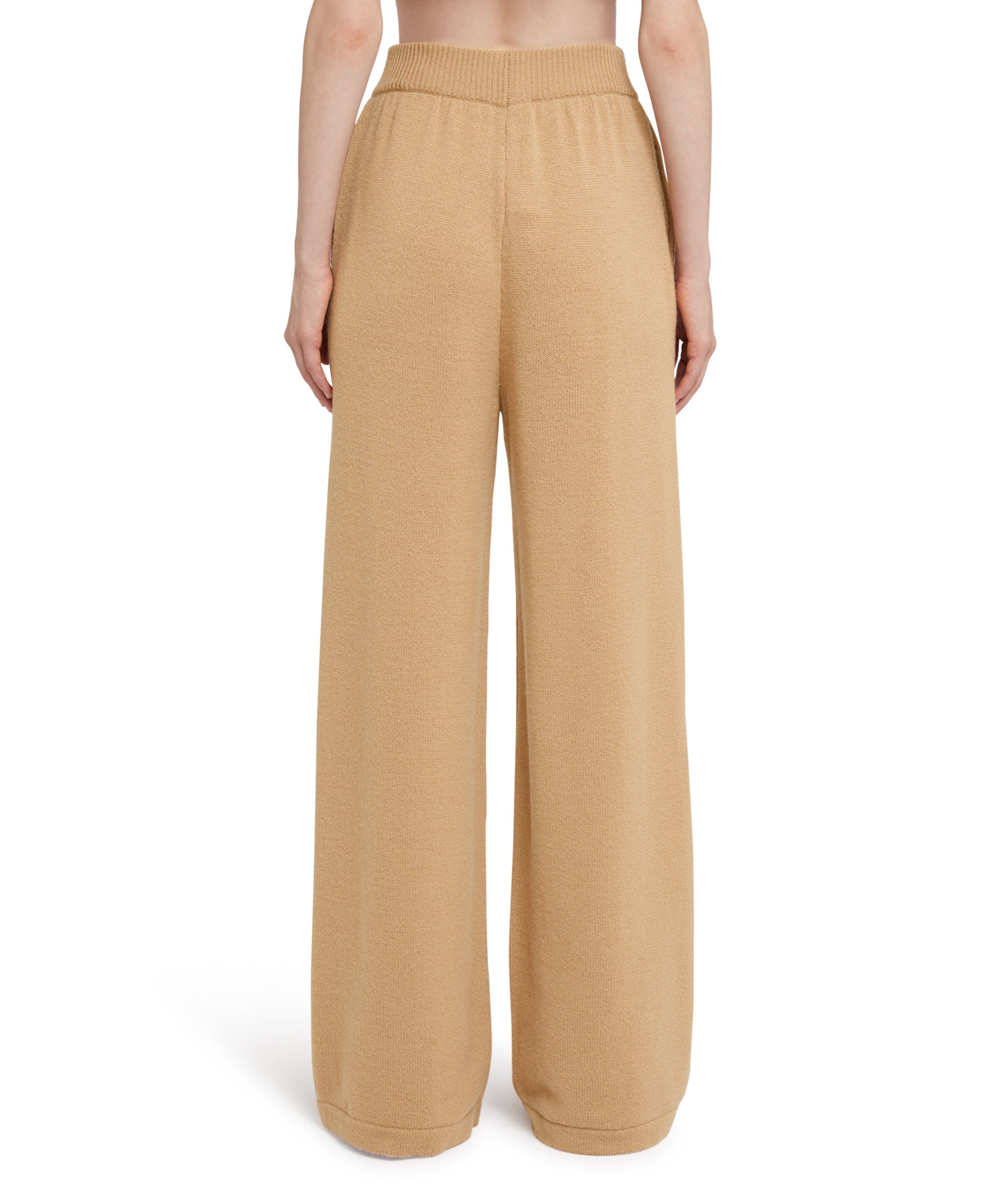 High-waisted trousers "MSGM Signature Cashmere blend" - 3