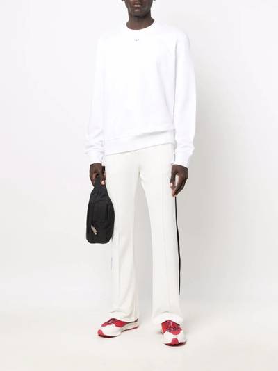 Diesel two-tone straight-leg trousers outlook