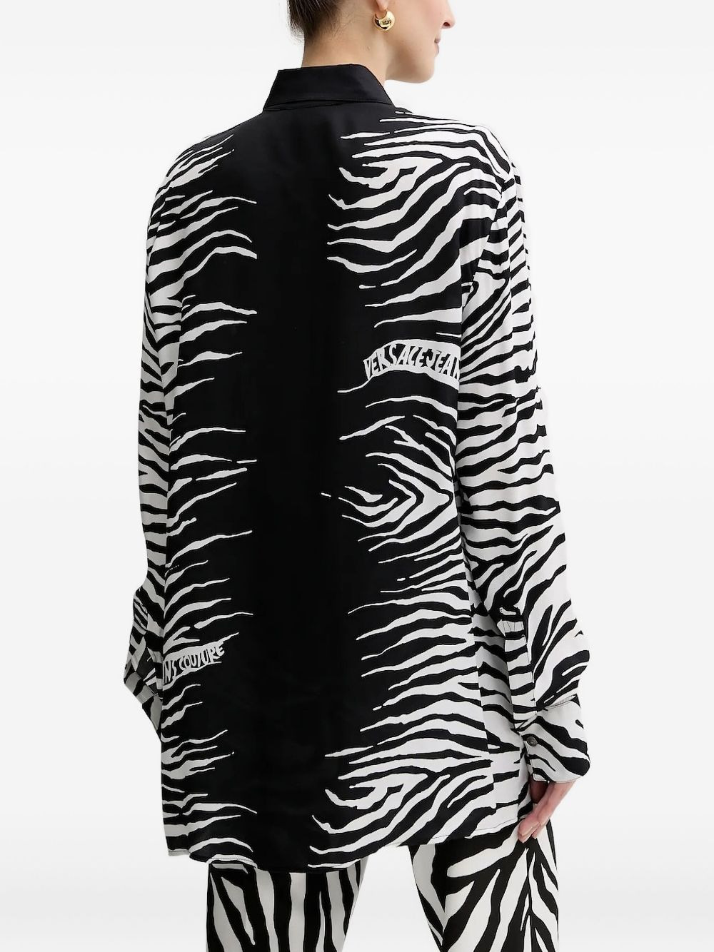 zebra-print shirt - 2