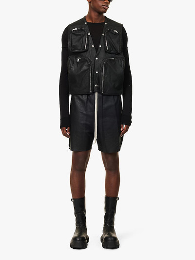 Rick Owens Ro P Leather Shorts Boxers outlook