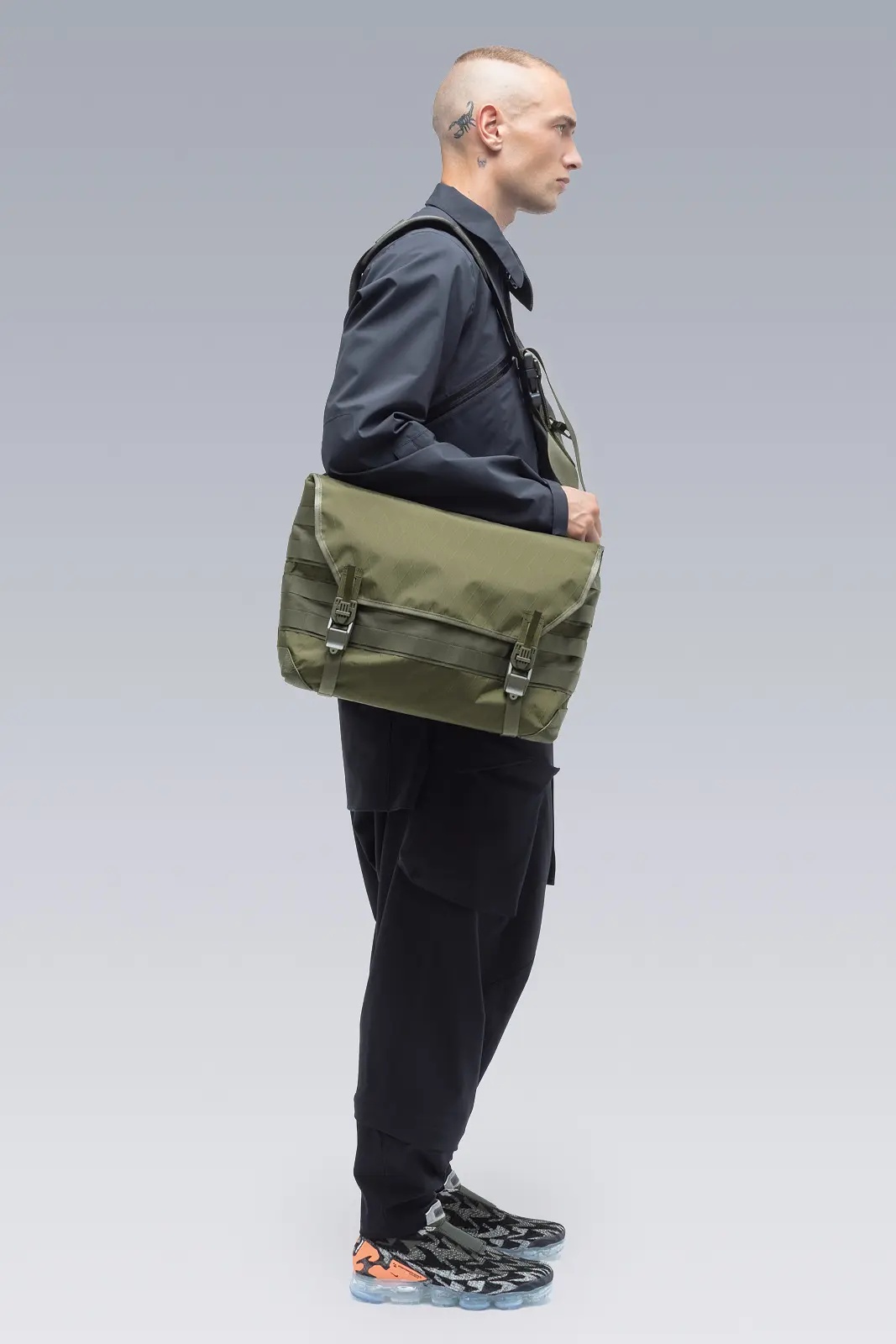 3A-13TS Tec Sys Messenger Einsatztasche Olive - 17