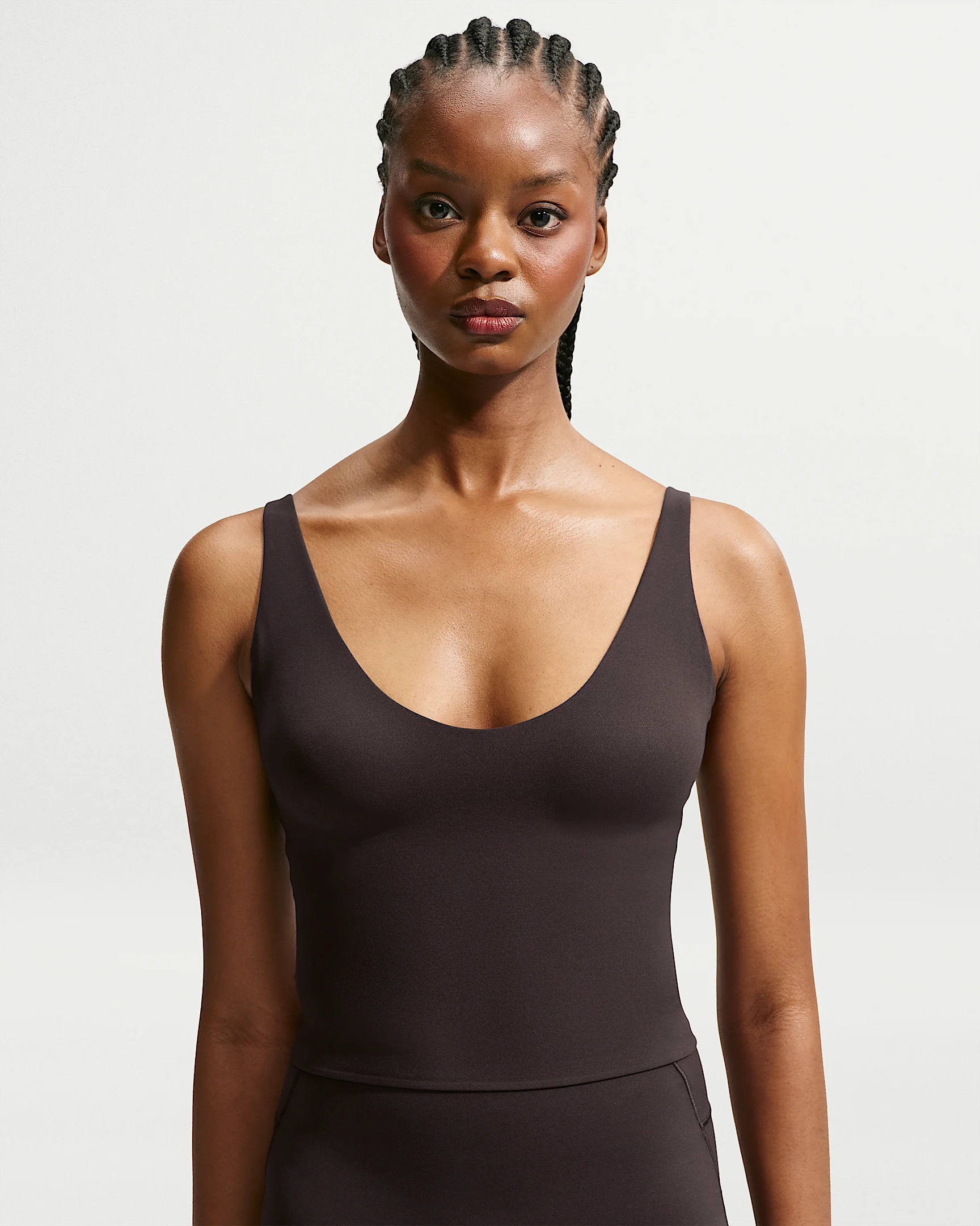 NikeSKIMS Studio Stretch Women's Plunge Tank - 1