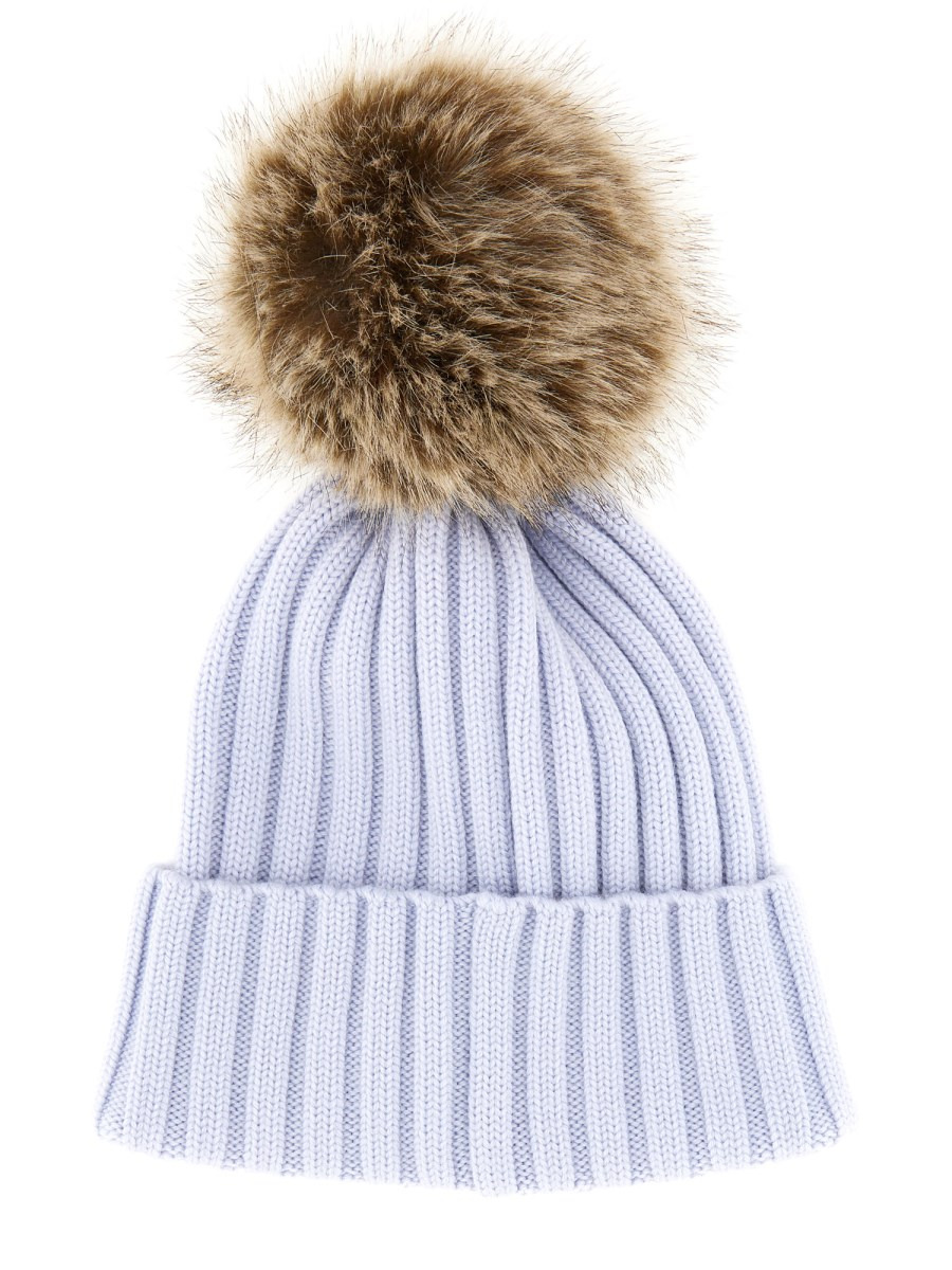 WOOLEN HAT WITH POMPOM - 2