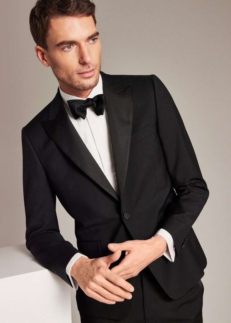 The Soho - Tailored-Fit 검정 Wool-Mohair 저녁 정장 8