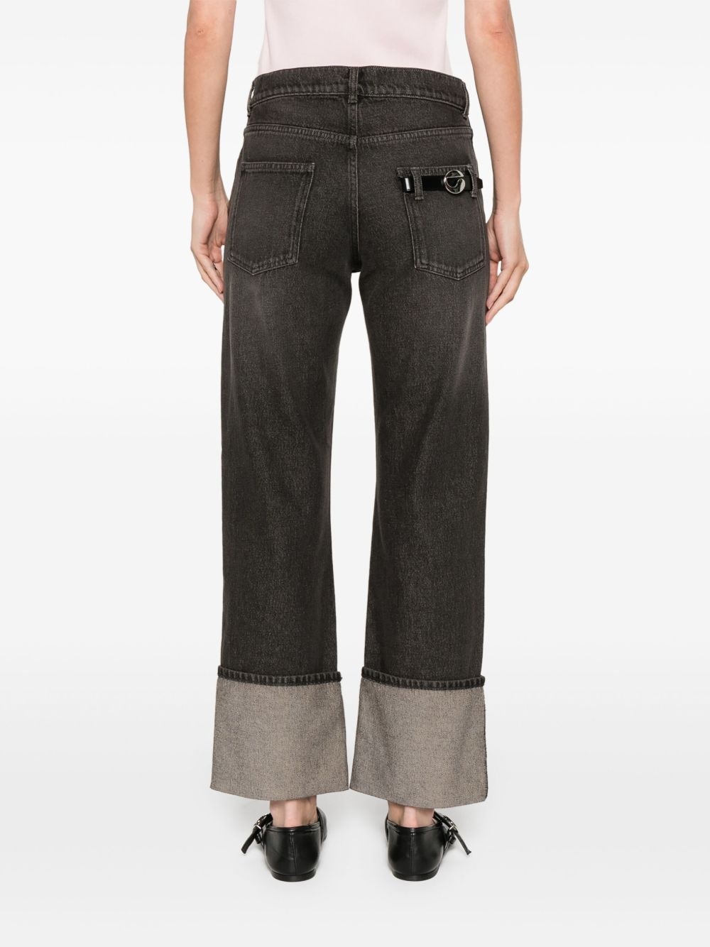 turn up-hem jeans - 4