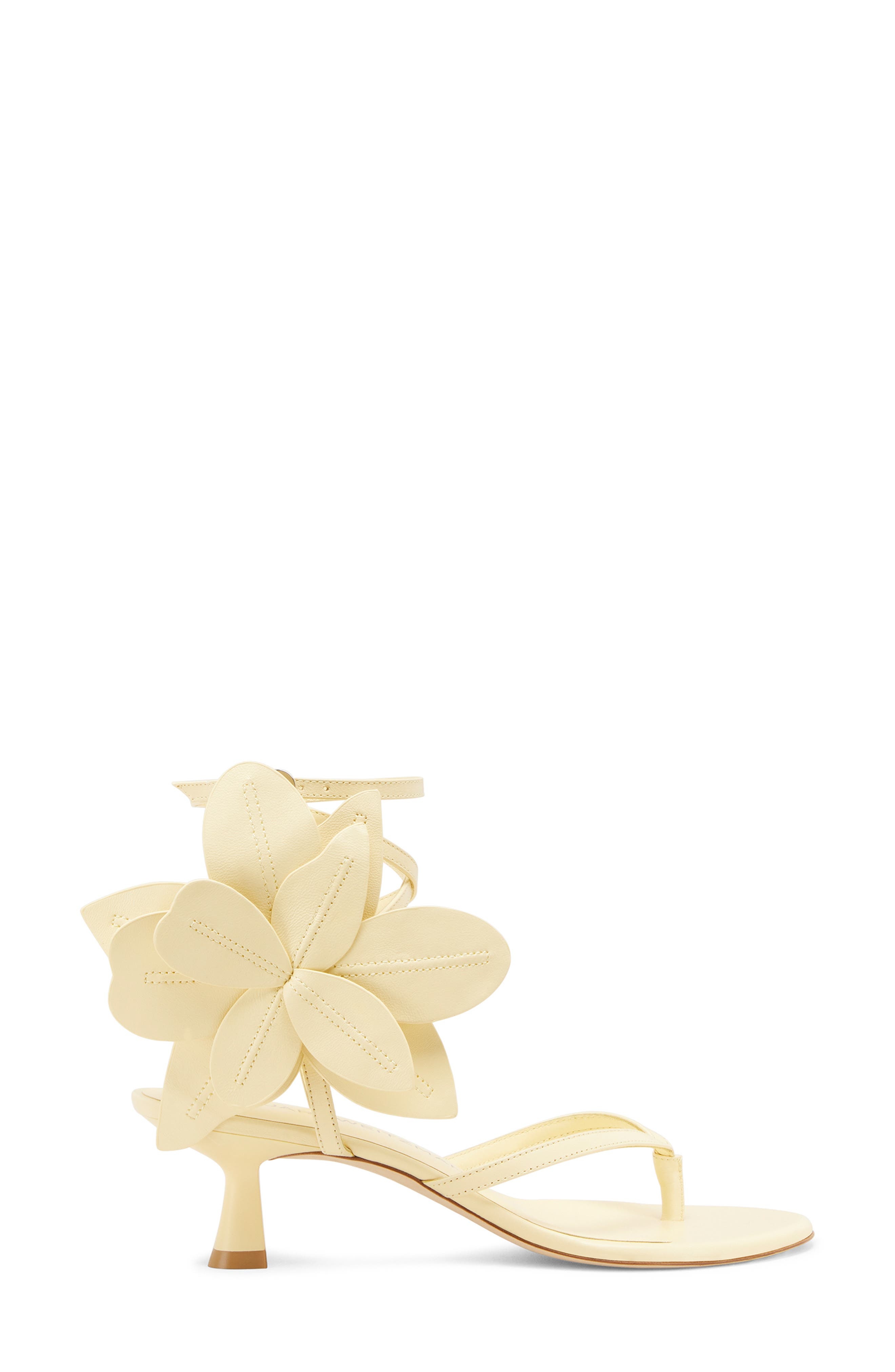 Stuart Weitzman Paraside Ankle Strap Sandal in Lemon Chiffon at Nordstrom - 2