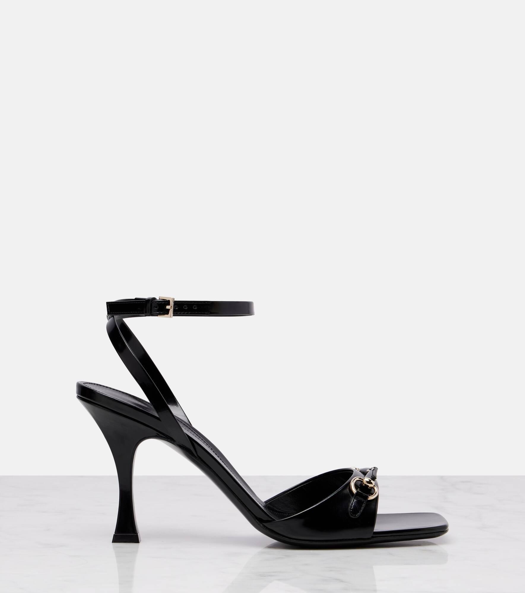 Selene Horsebit patent leather sandals - 4