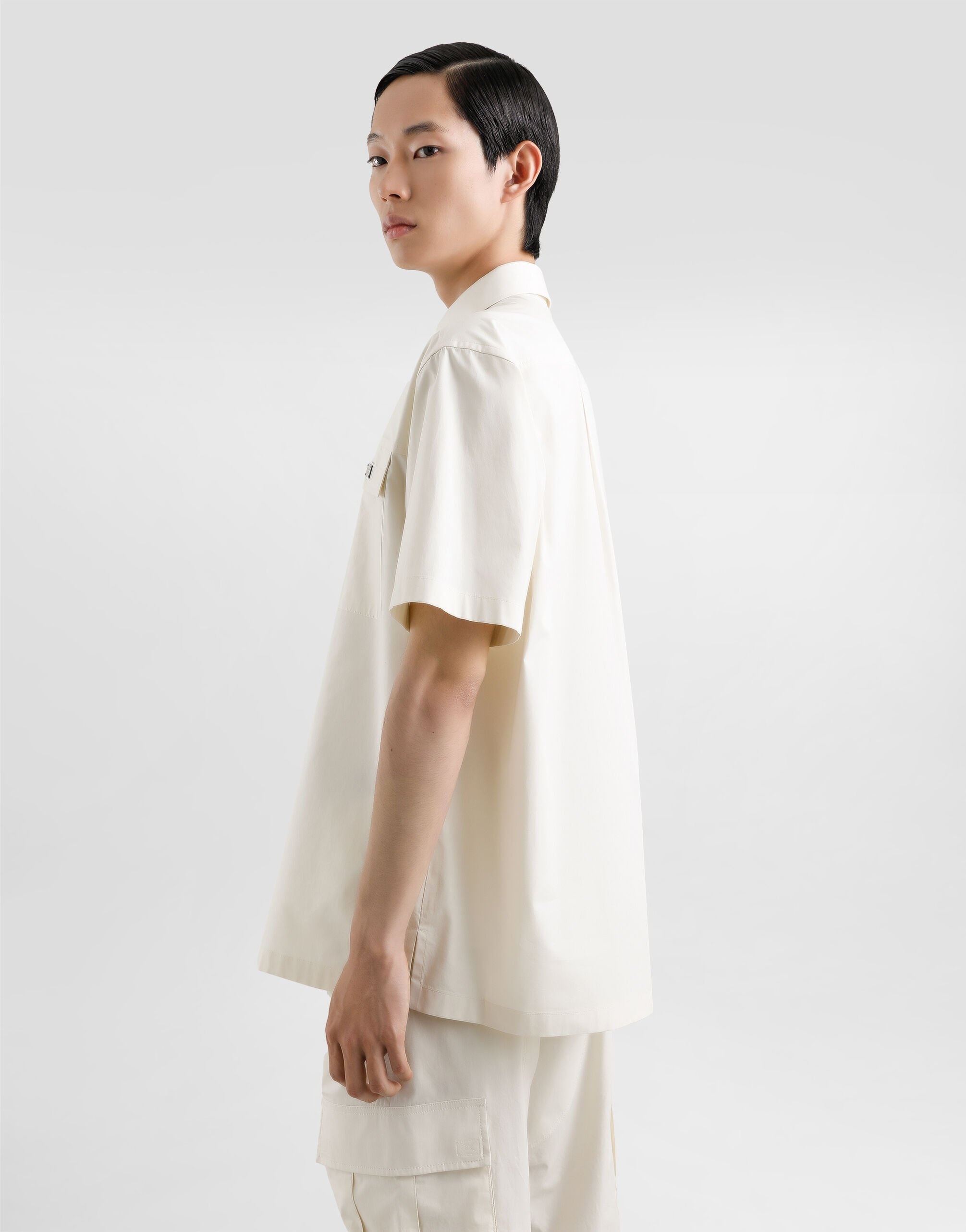 Poplin shirt with tag - 5