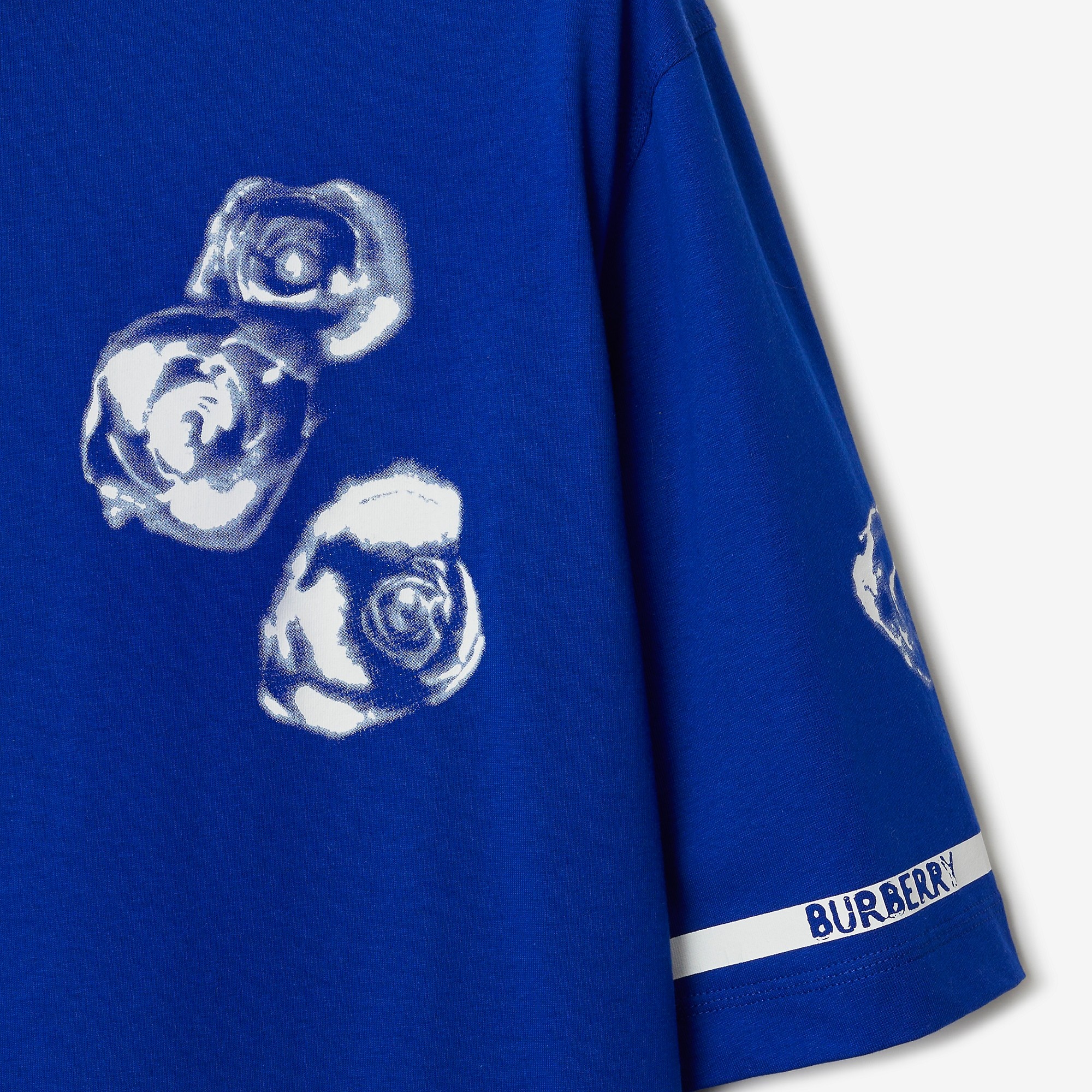 Rose Print Cotton T-shirt - 6
