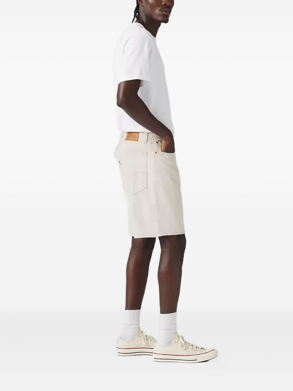 5-pocket denim shorts - 4
