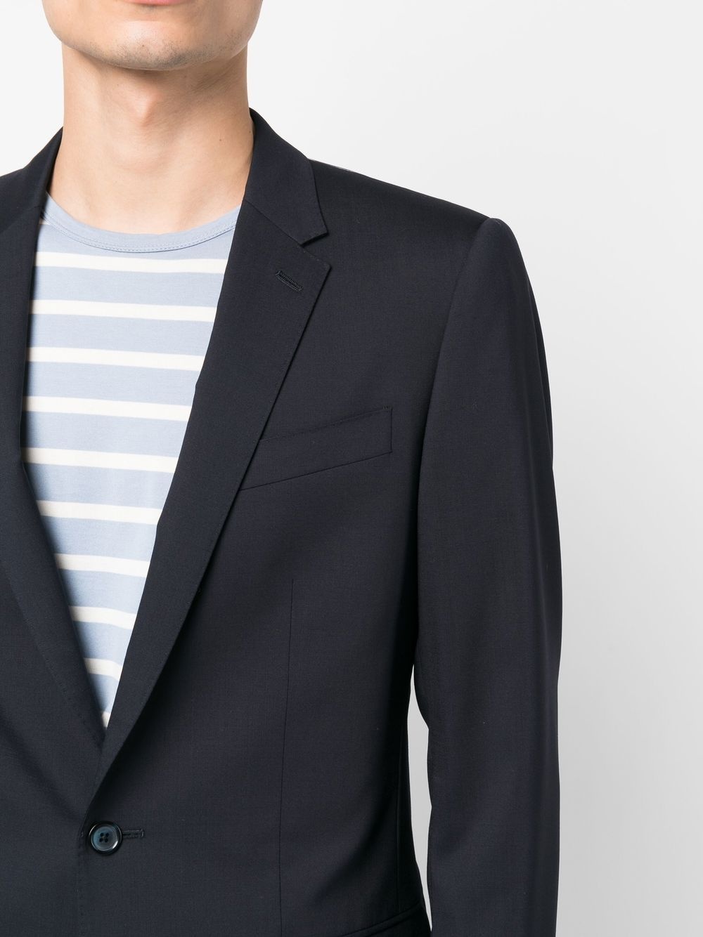 single-breasted virgin-wool suit - 5