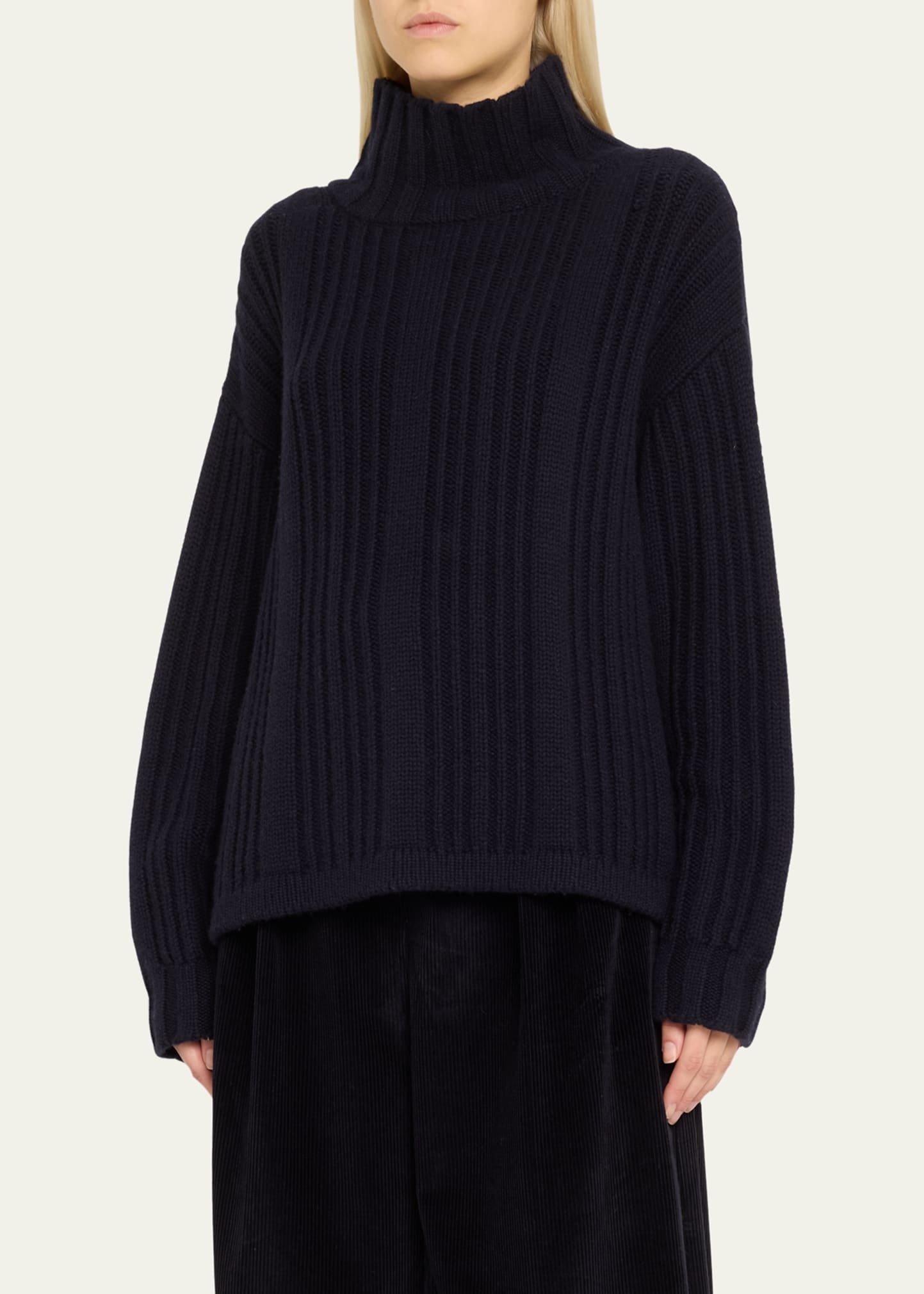 Vitalba Wool-Cashmere Turtleneck Sweater - 4