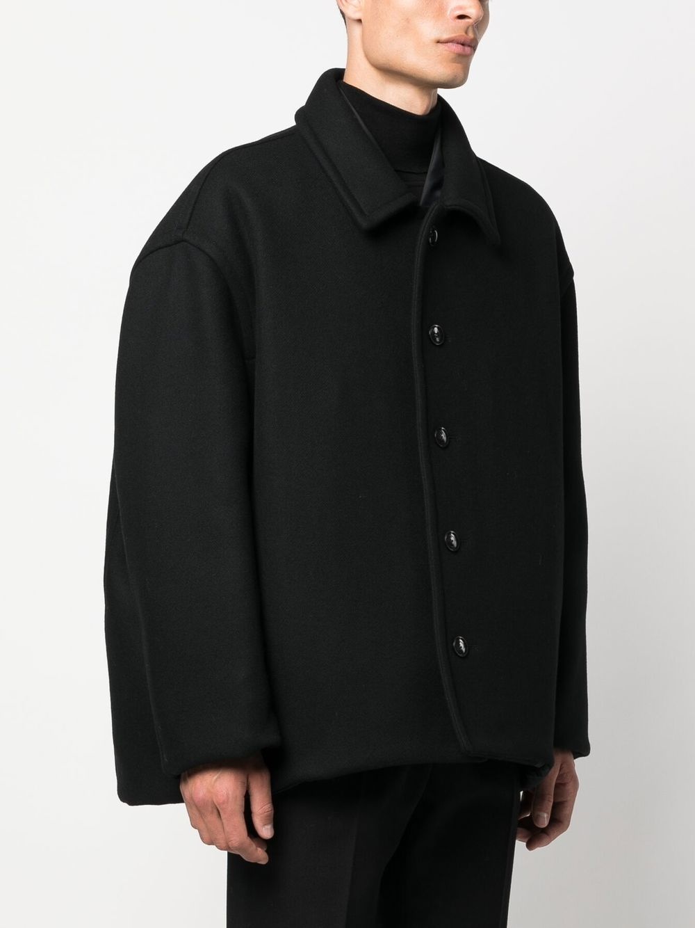 wool-blend jacket - 3