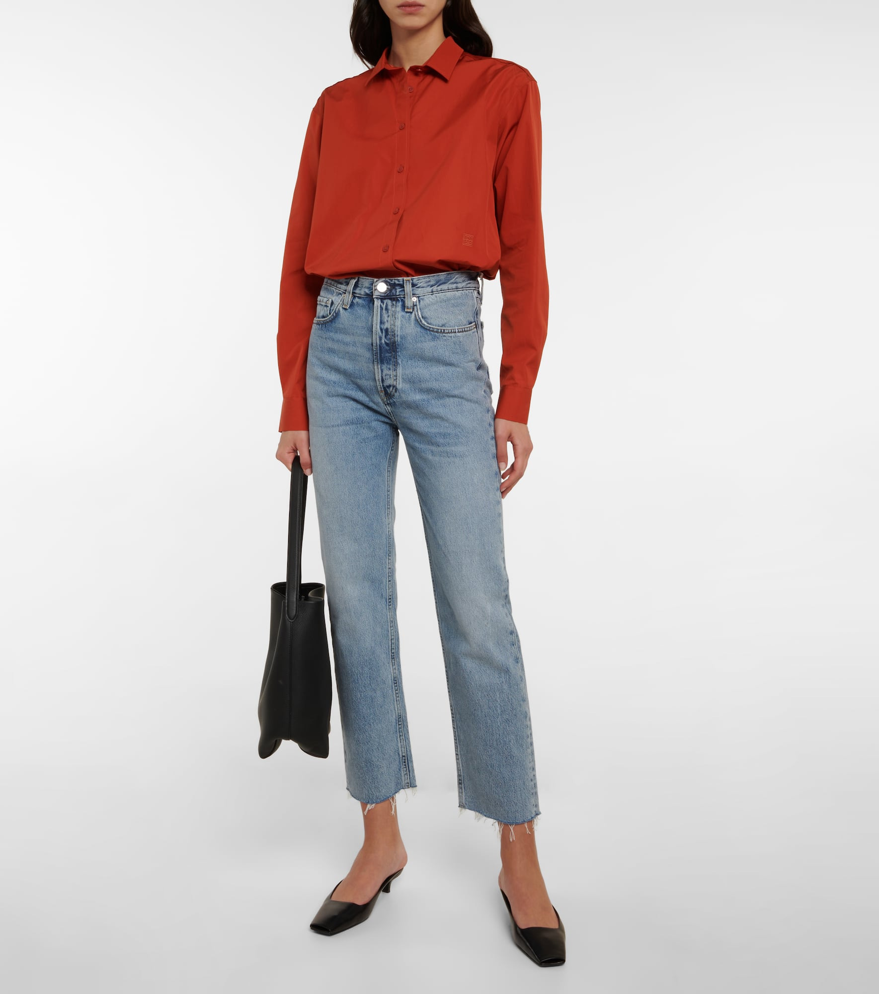 High-rise straight jeans - 2