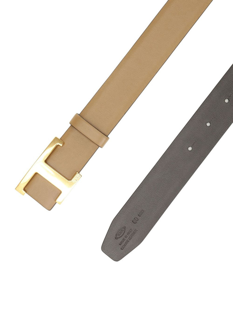 Tod's leather T-buckle belt outlook