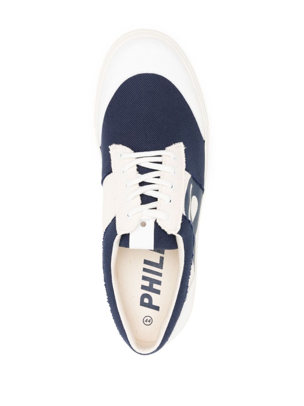 logo-print low-top sneakers - 4