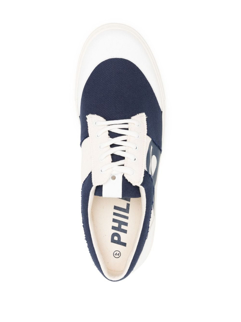 logo-print low-top sneakers 4