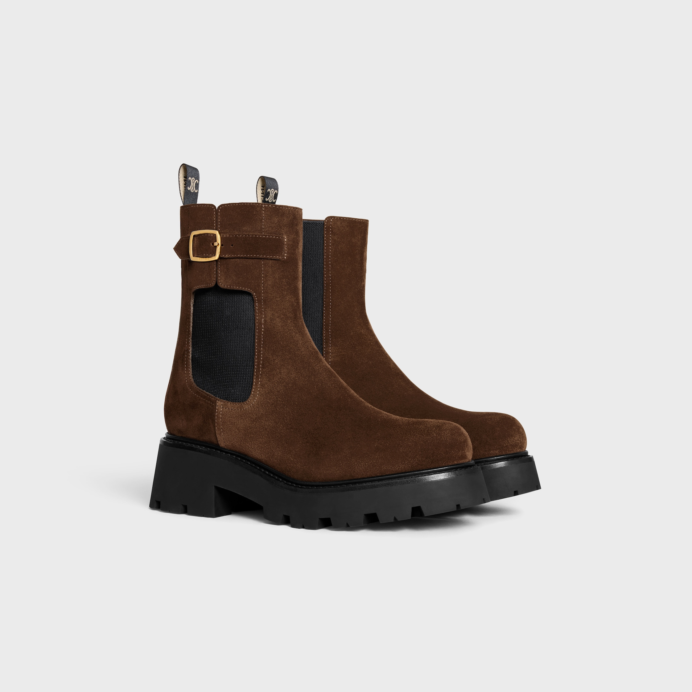 CELINE TRIOMPHE RANGERS CHELSEA BOOT in Suede Calfskin - 2