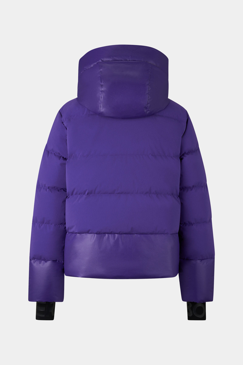 Maja down ski jacket in Violet 10