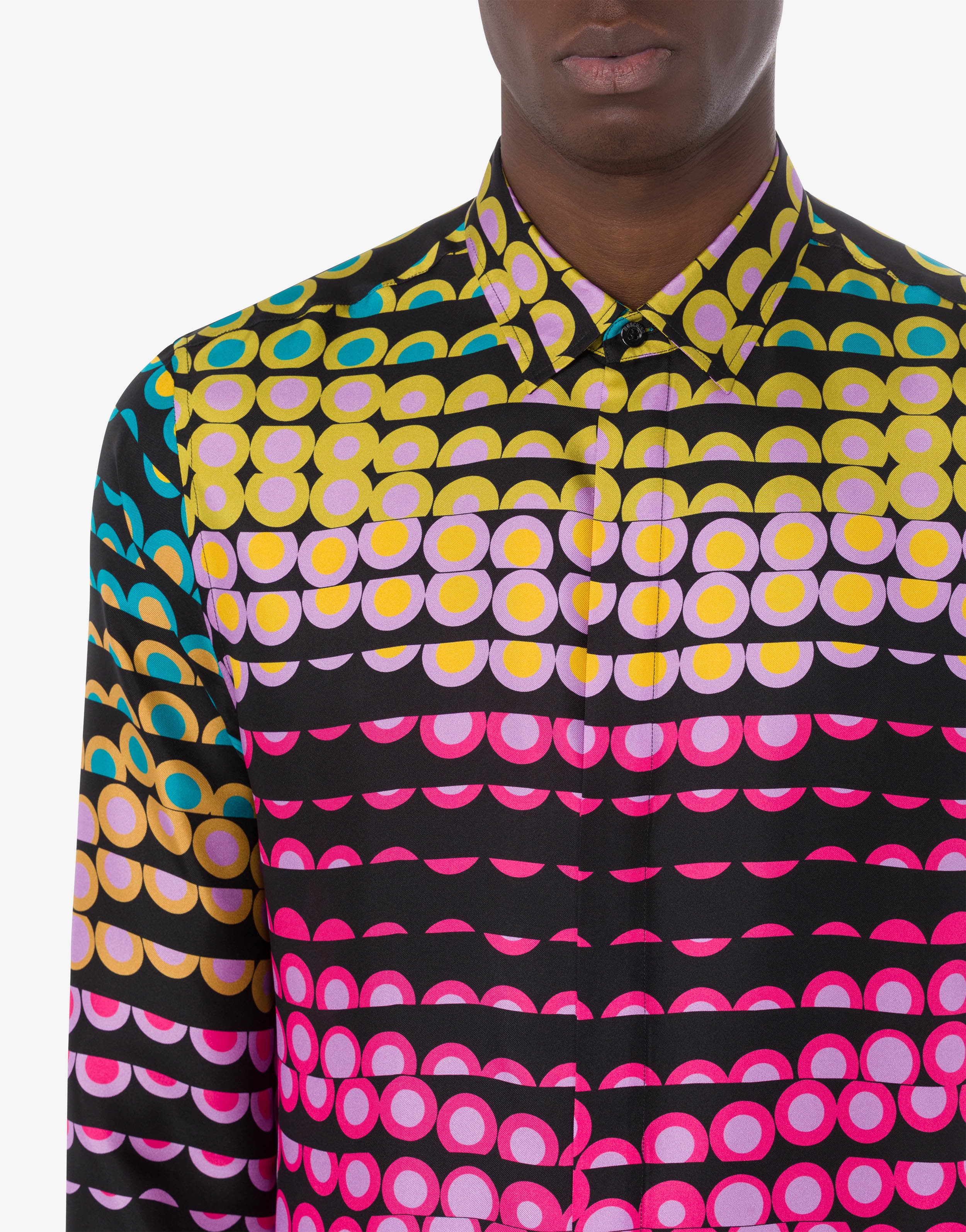POLKA-DOT SILK SHIRT - 4