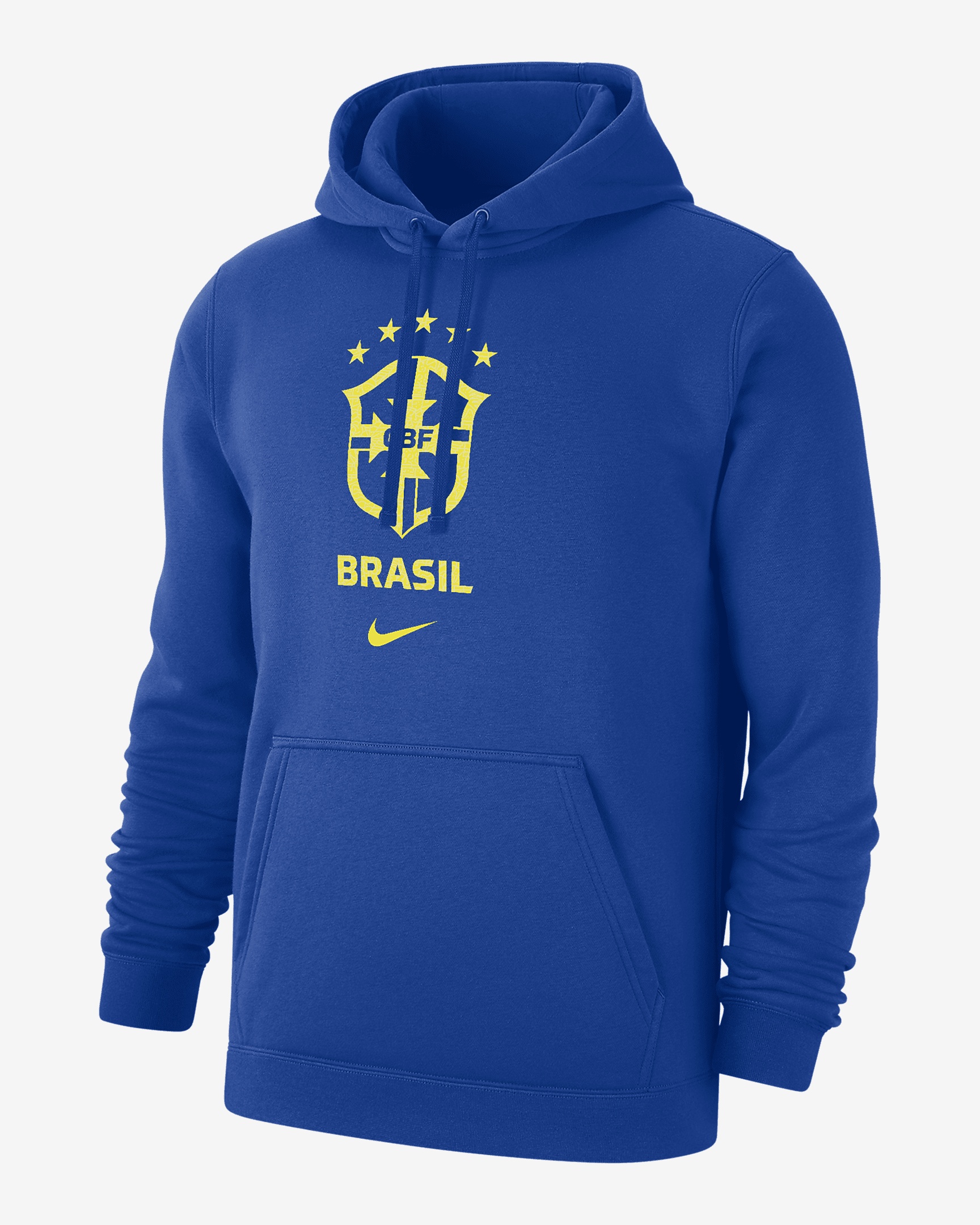 Brazil Club Fleece Men's Nike Soccer Pullover Hoodie - 1