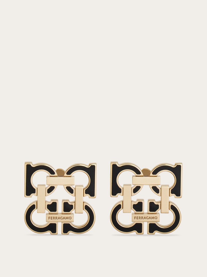 Four Gancini clip on earrings 1
