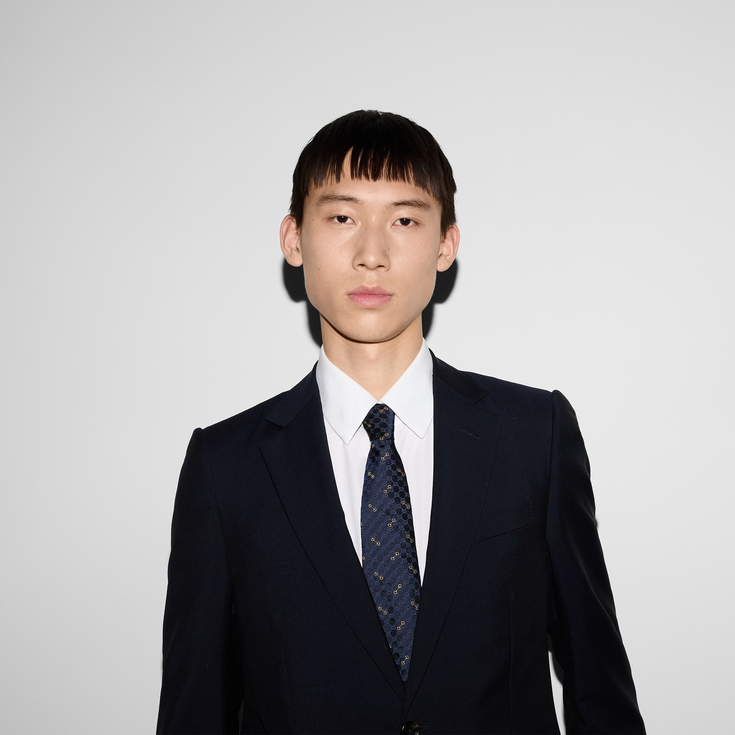GG silk jacquard tie - 3
