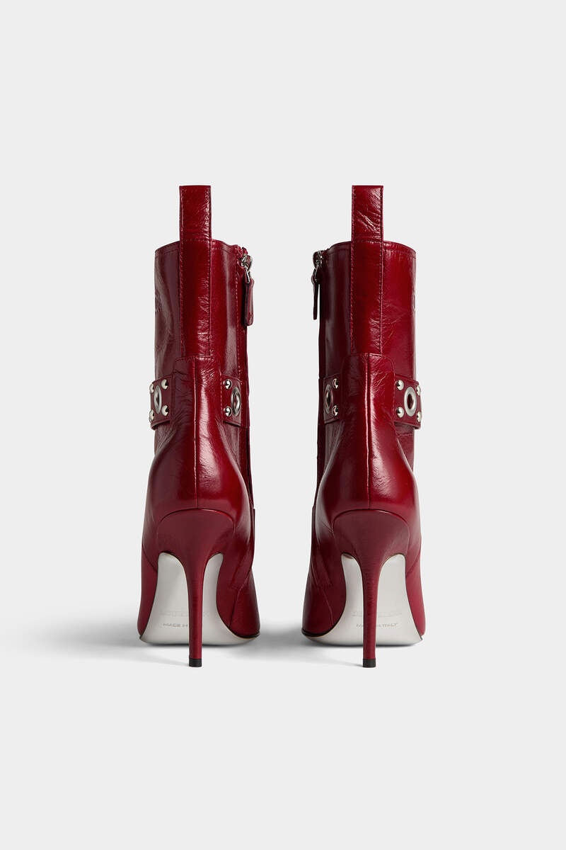GOTHIC DSQUARED2 HEELED ANKLE BOOTS - 3