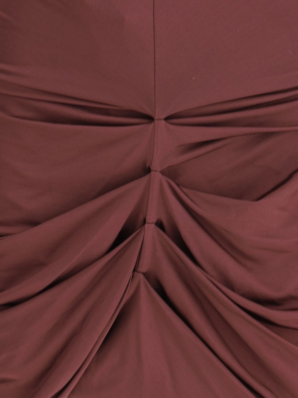 draped mini dress - 3