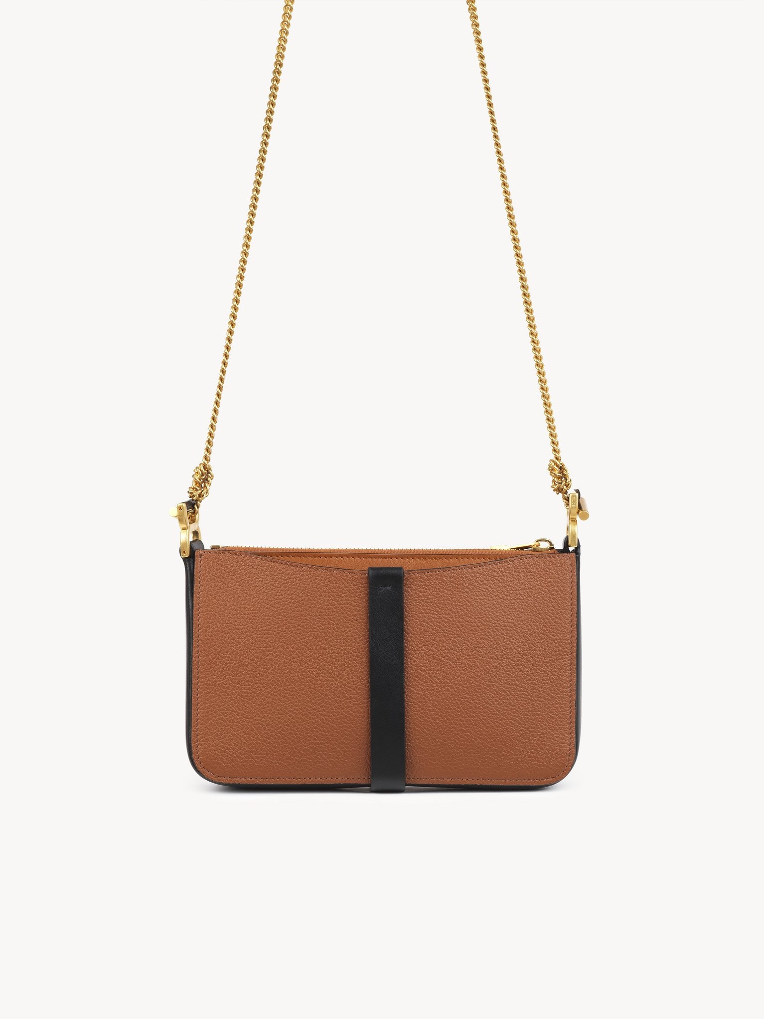 MARCIE POUCH ON CHAIN IN GRAINED LEATHER - 2