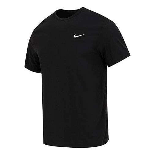 Nike Dri-FIT UV Hyverse Short Sleeve Fitness Top 'Black' DV9840-010 - 1