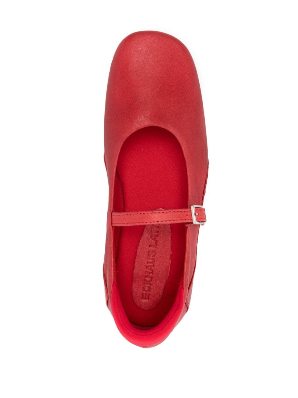 leather ballerina shoes - 4