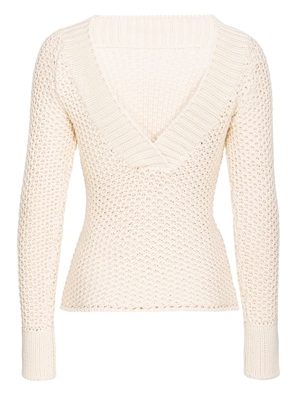 crochet-knit sweater - 2