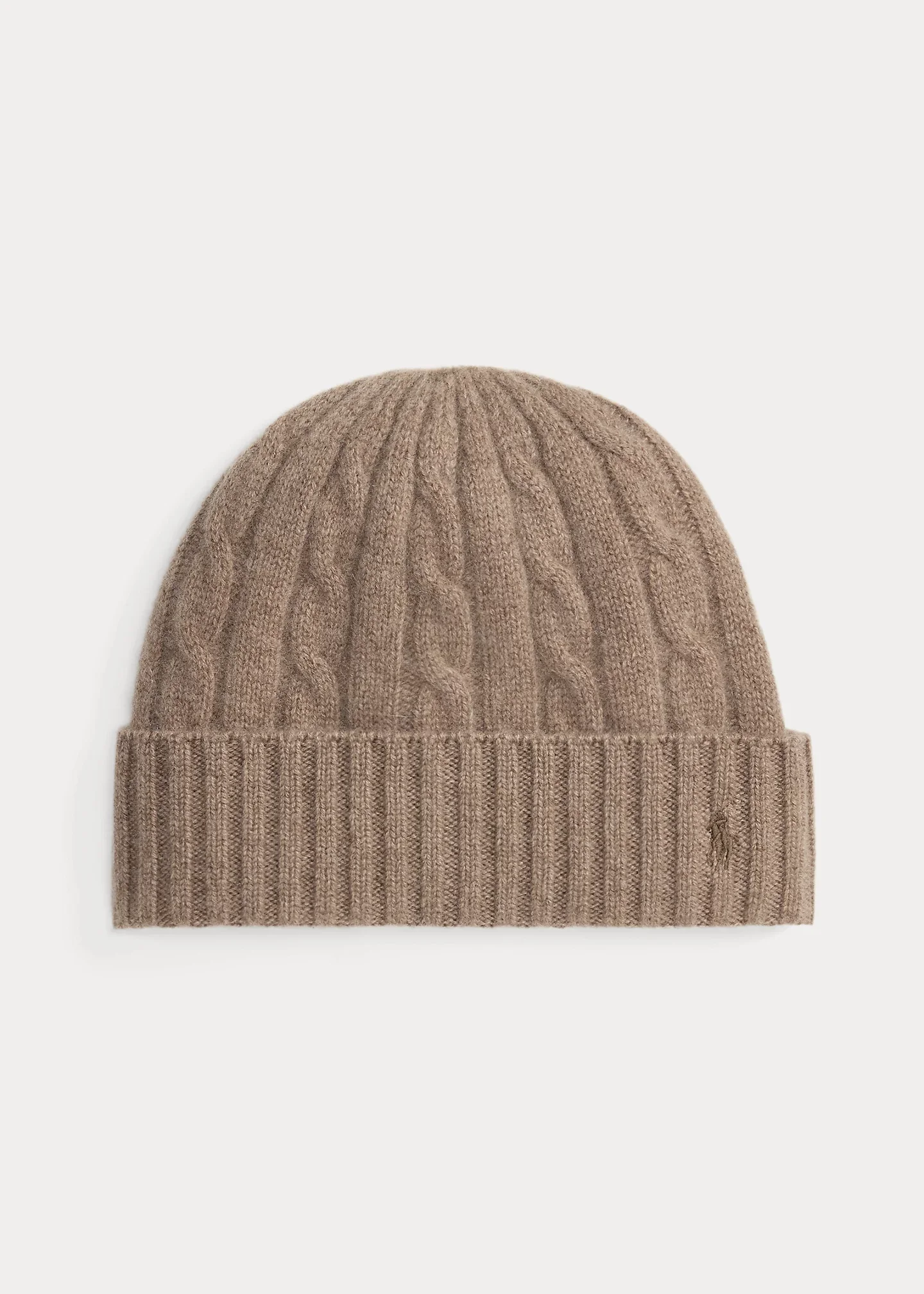 Cable-Knit Cashmere Beanie - 1