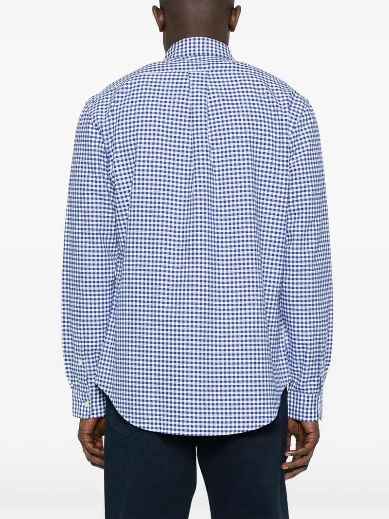 Polo-Pony-embroidery checked shirt 4