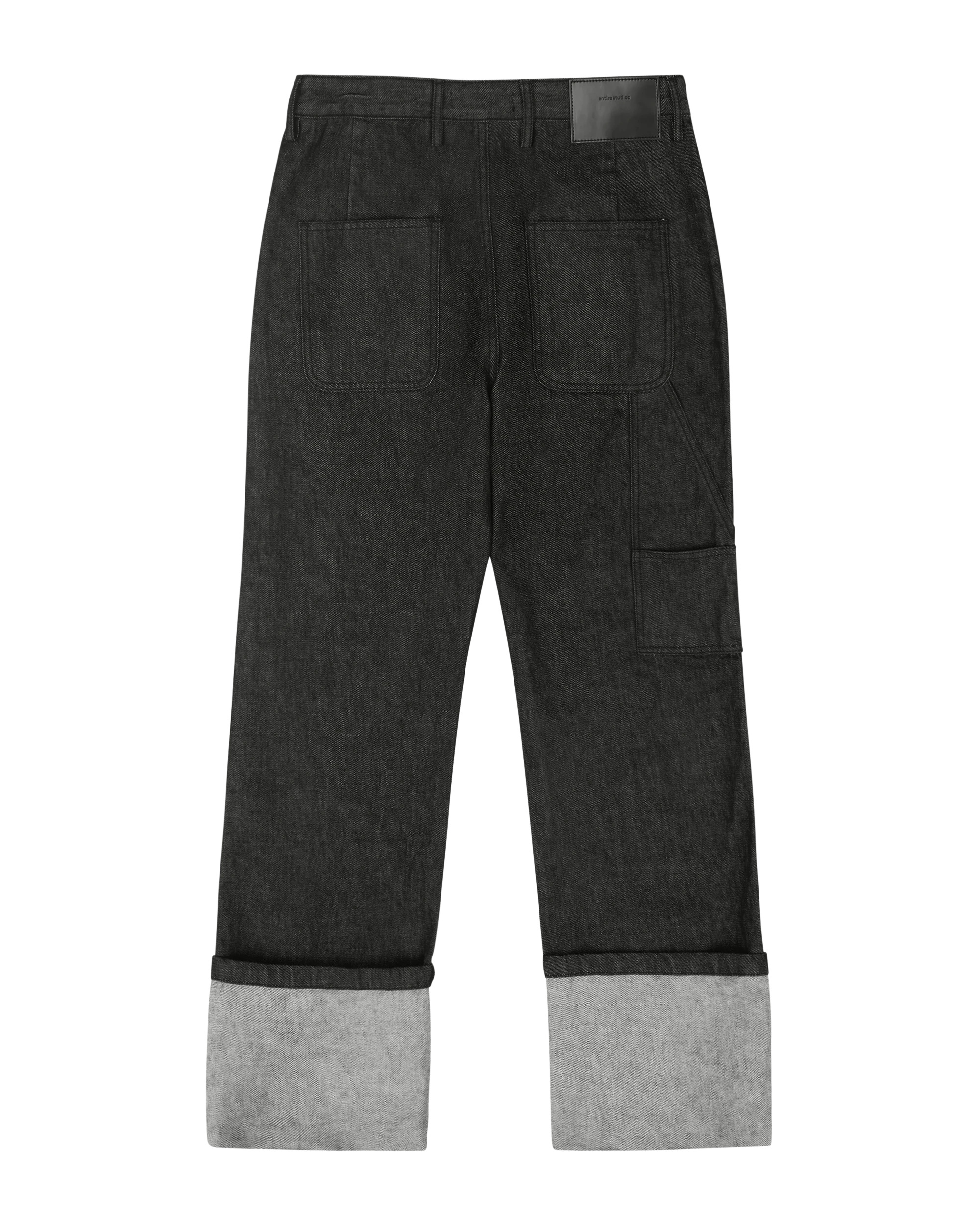 CUFF JEAN RAW BLACK - 2