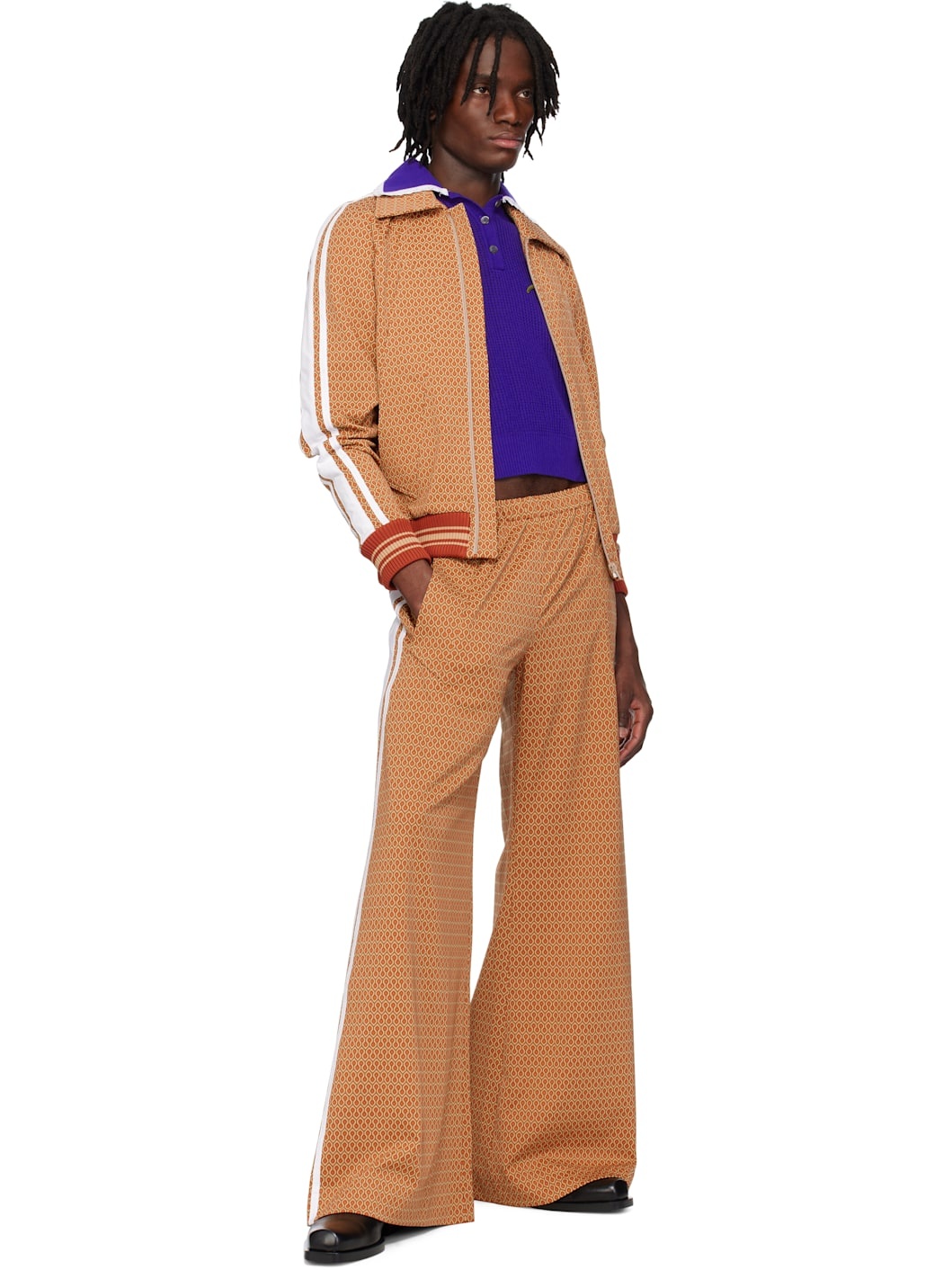 Tan Track Sweatpants - 4