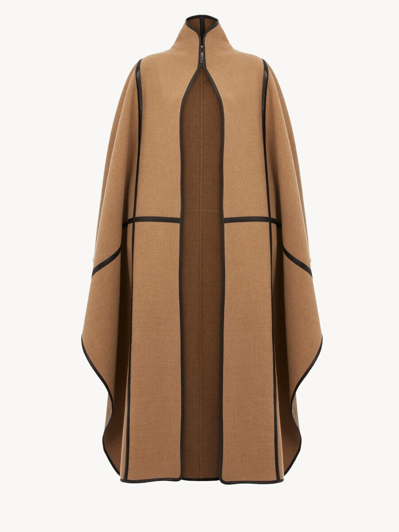 OVERSIZED LONG CAPE COAT IN WOOL 1