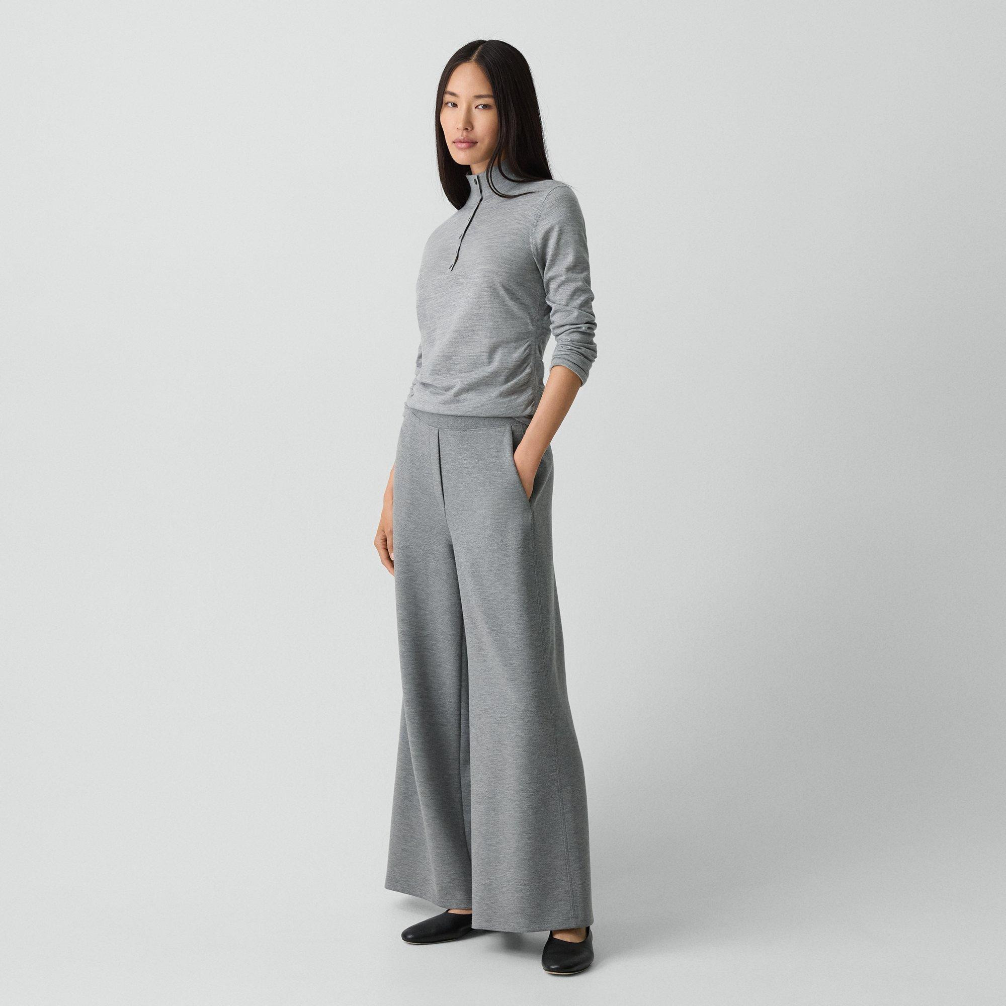 A-Line Pull-On Pant in Double Knit Jersey - 3