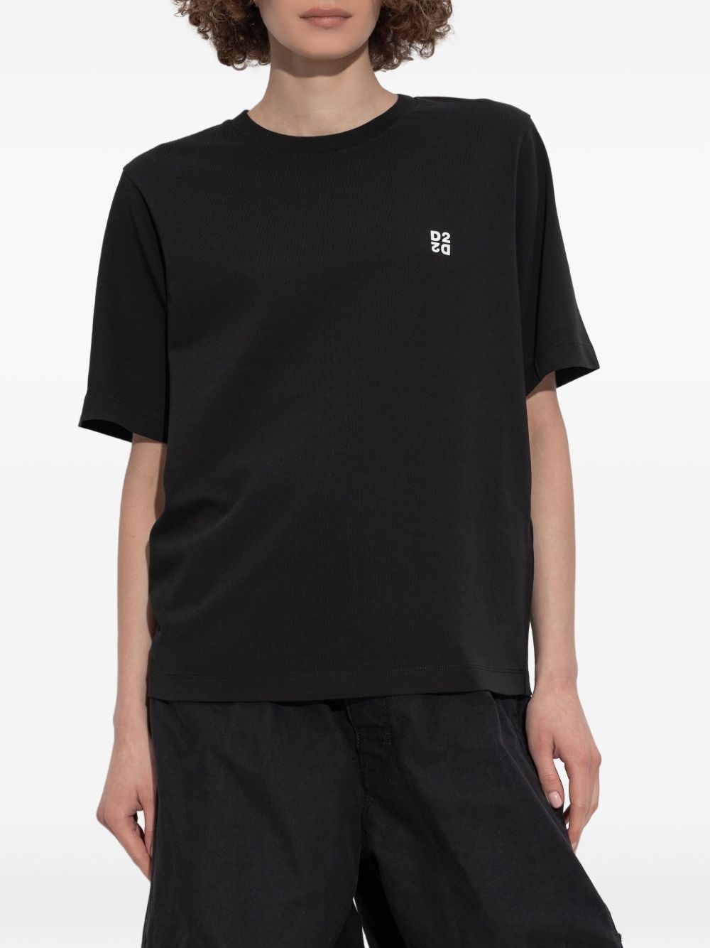 logo-print cotton T-shirt (pack of two) - 3