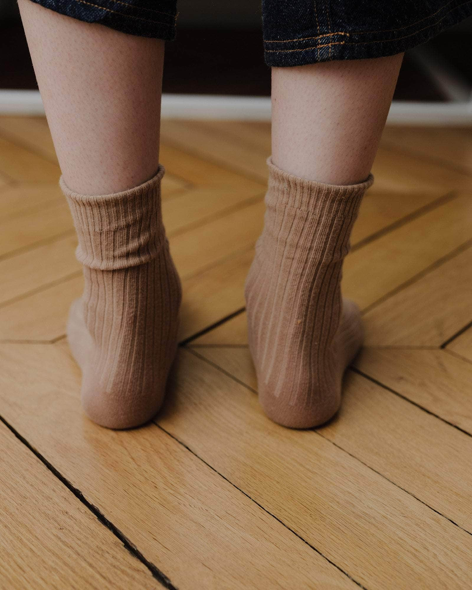 Rib Overankle Socks - Organic Cotton Rib - 2