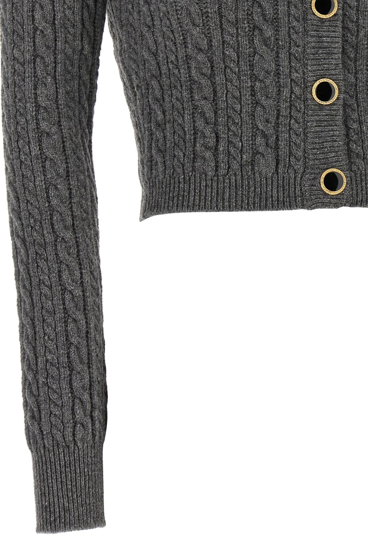 Cropped wool cardigan - 5