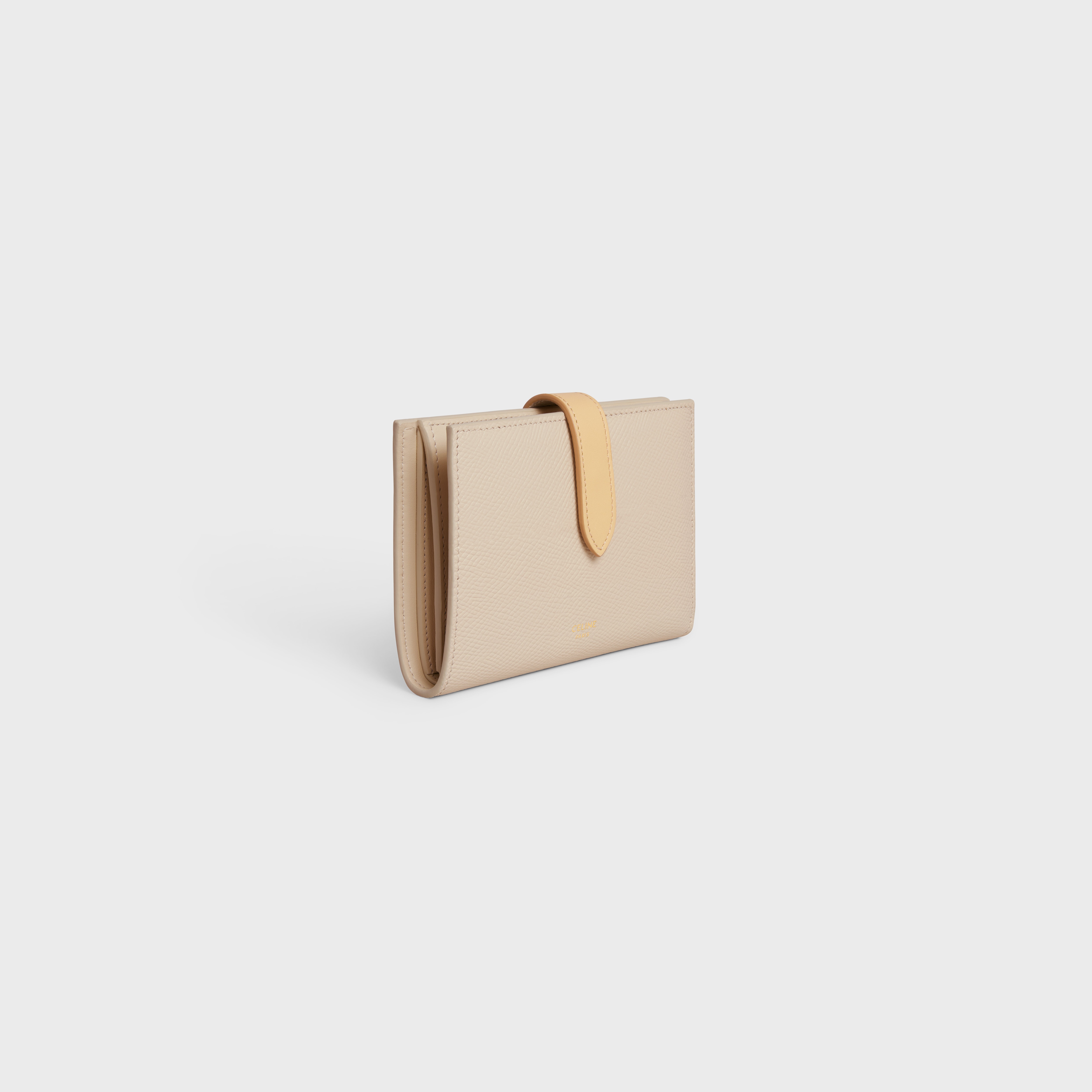 Medium strap wallet in Bicolour Grained Calfskin - 2