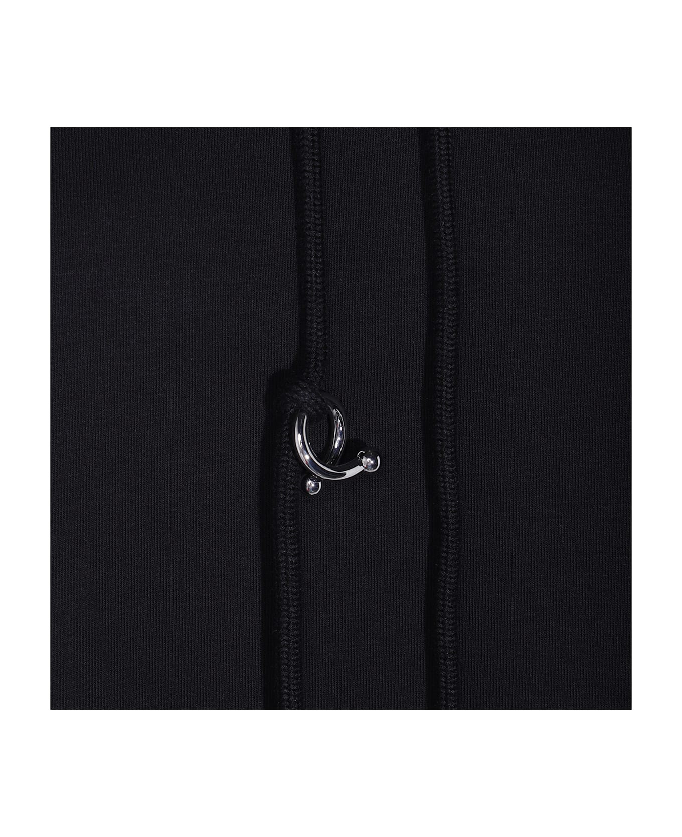 Black Cotton Sweatshirt - 3