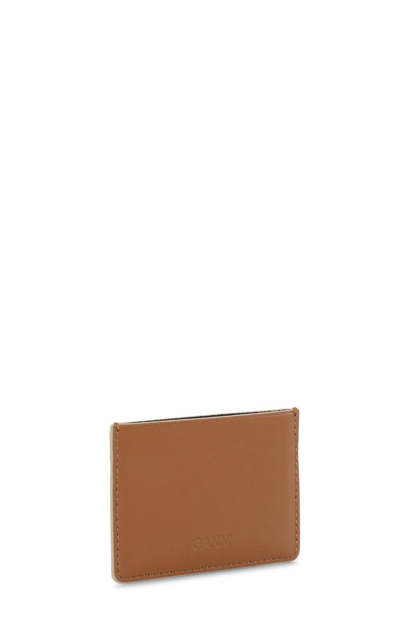 GANNI BROWN GANNI BOU CARD HOLDER outlook