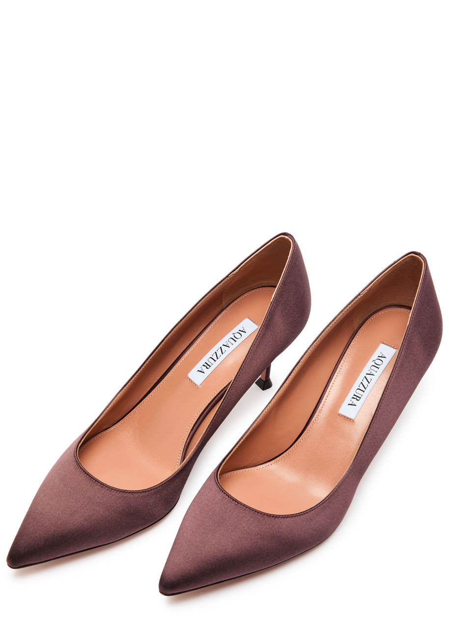 Aquazzura Purist 65 Satin Pumps - 3