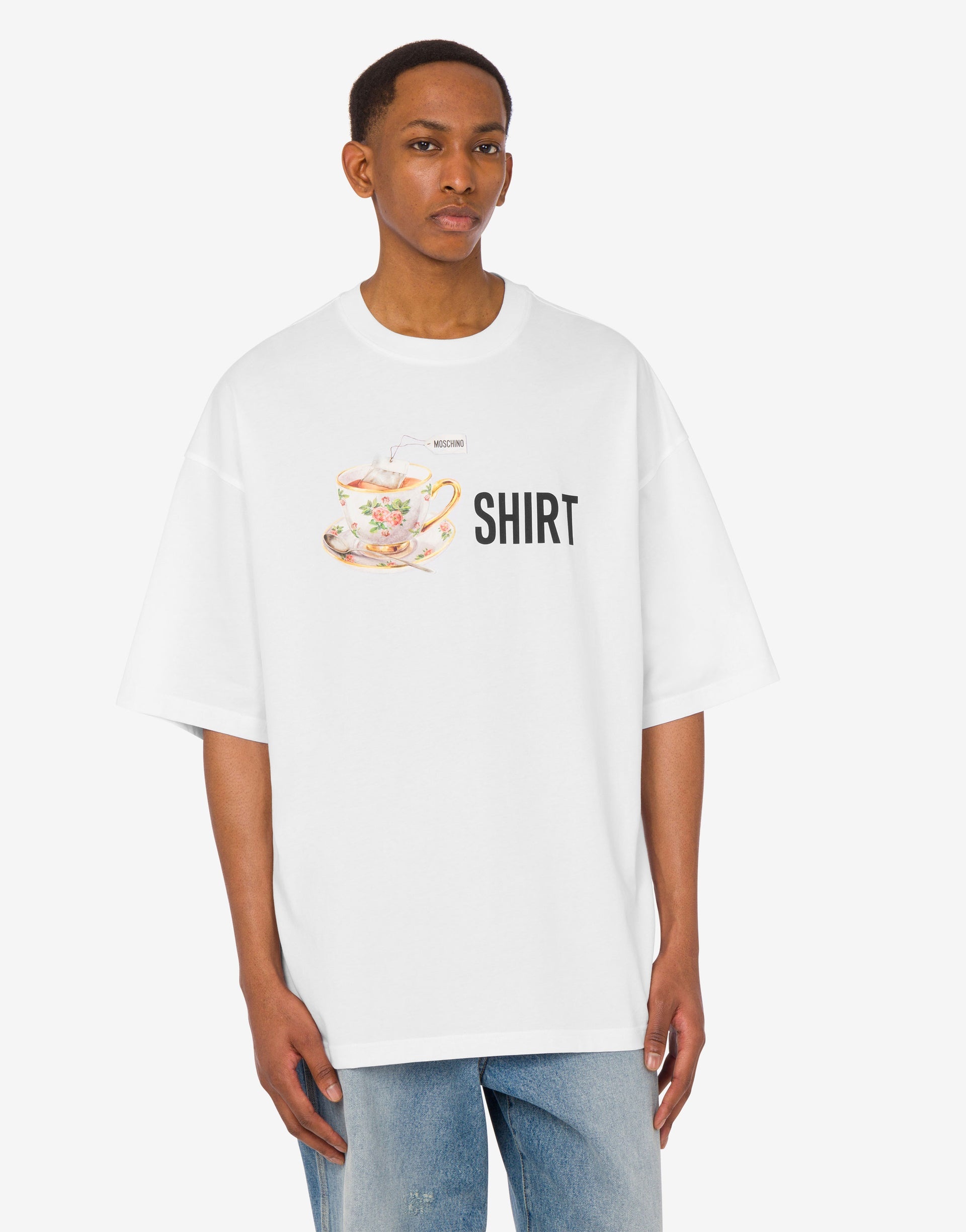 PRINTED ORGANIC COTTON JERSEY T-SHIRT - 2