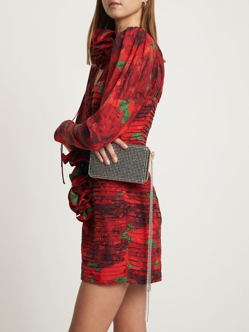 MAGDA BUTRYM Lelia embellished clutch outlook