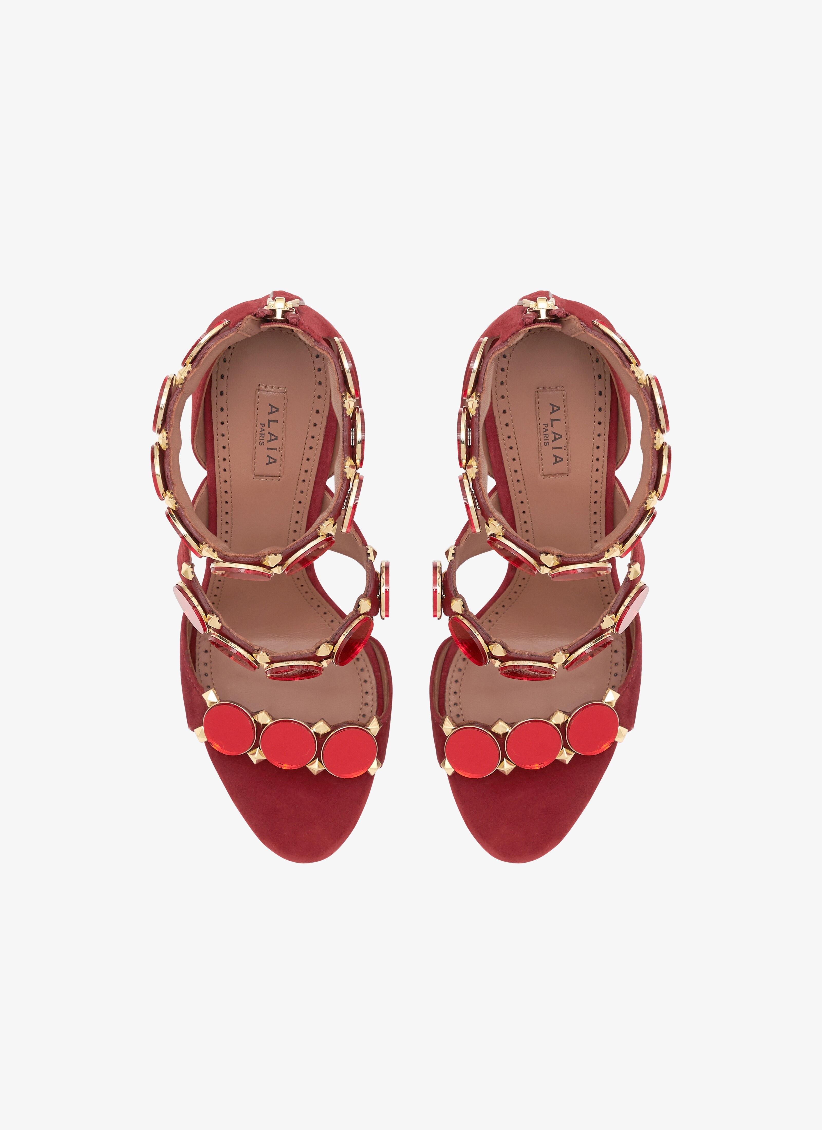 BOMBE SANDALS IN SUEDE GOATSKIN - 2