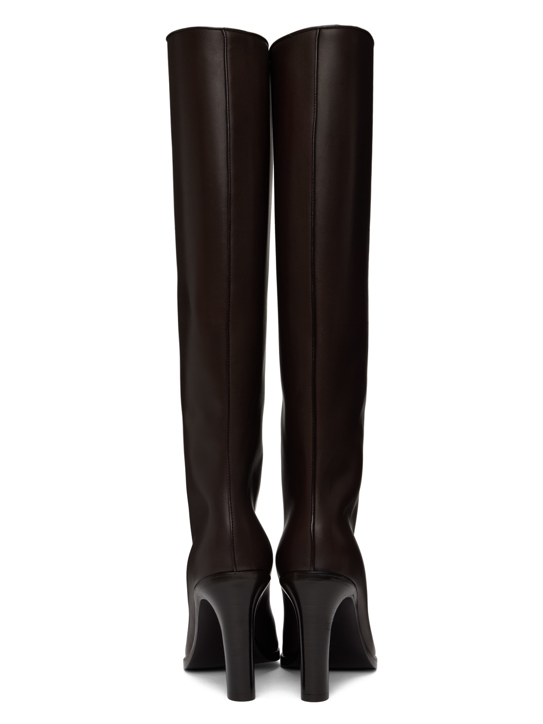 Brown Wide Shaft Boots - 2
